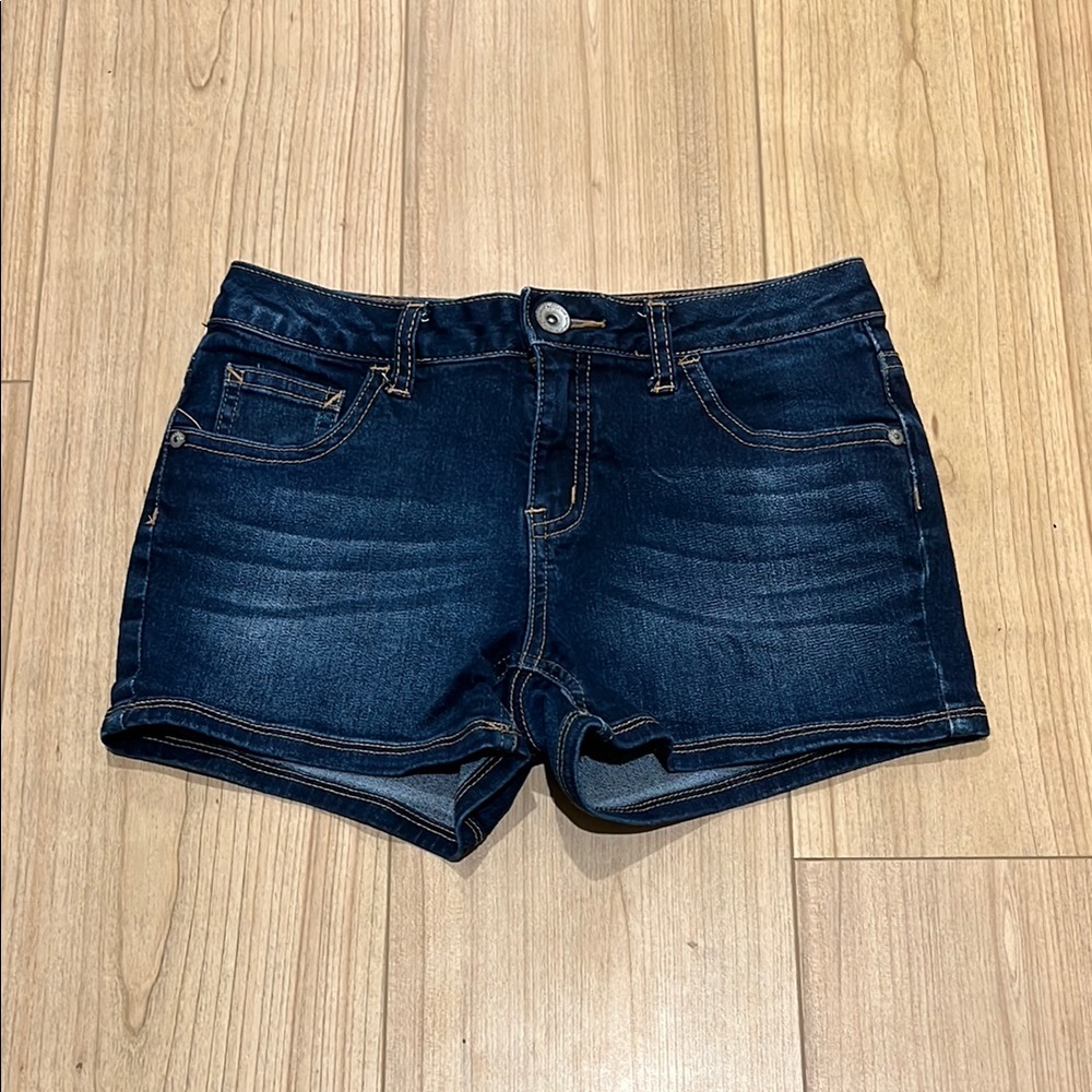 Justice Blue Denim Shorts - Girls